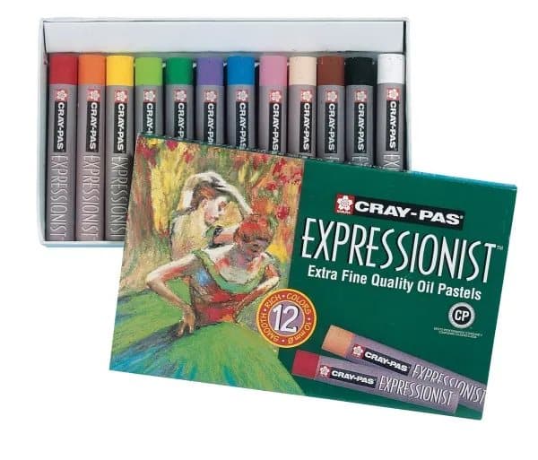 BRUYNZEEL SAKURA Sakura Cray-Pas Expressionist oil pastel set | 12 colours