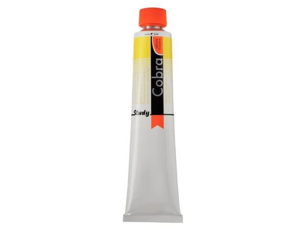 Cobra Study Water Mixable Oil Colour Tube Permanent Lemon Yellow 254