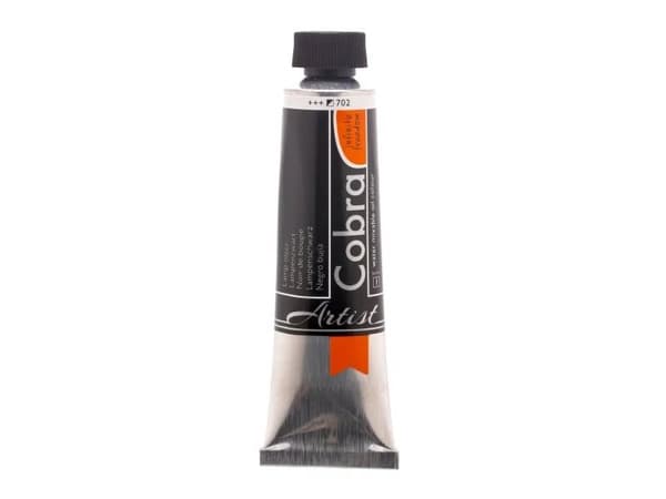 Cobra Artist Water-Mixable Oil Colour Tube Lamp Black 702