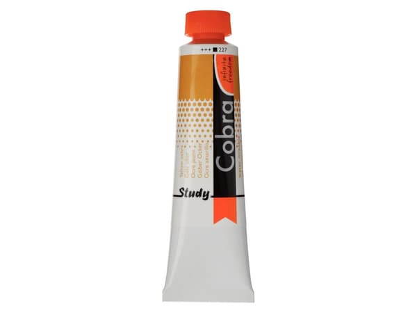 Cobra Study Water Mixable Oil Colour Tube Yellow Ochre 227