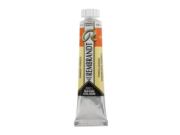 Rembrandt Watercolour Tube Pyrrole Orange 278