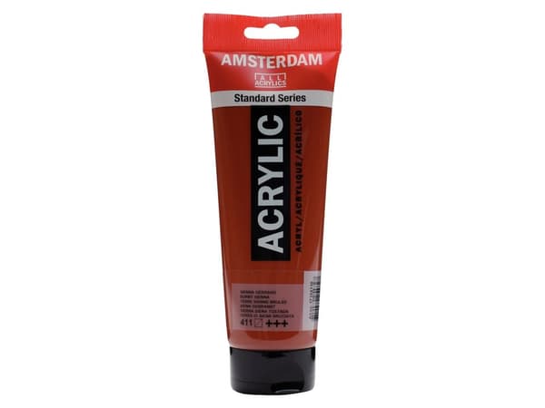 Amsterdam Standard Series Acrylic Tube Burnt Sienna 411