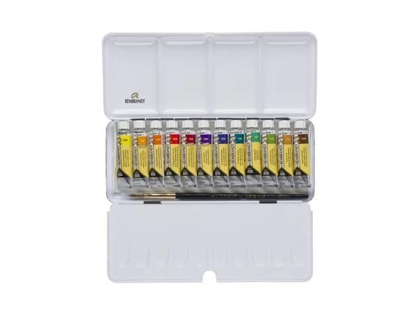 Rembrandt Watercolour metal tin set Landscape Colour Selection | 12 x tubes