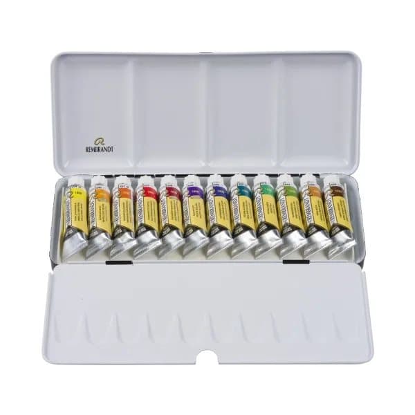 Rembrandt Watercolour metal tin set Landscape Colour Selection | 12 x tubes