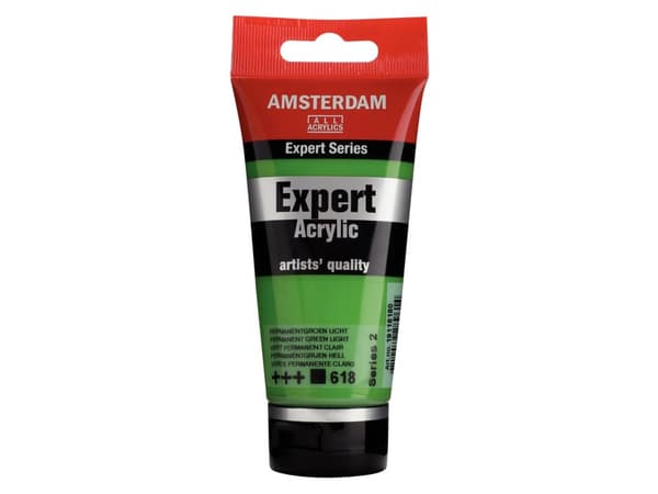 Amsterdam Expert Series Acrylic Tube Permanent Green Light 618