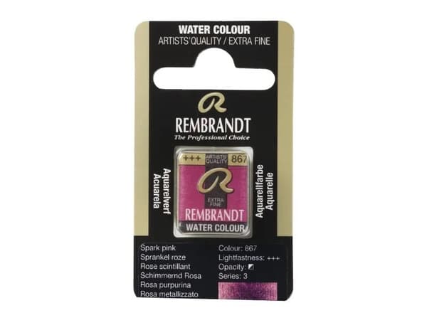 Rembrandt Watercolour Pan Spark Pink 867