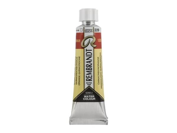 Rembrandt Watercolour Tube Quinacridone Orange 229