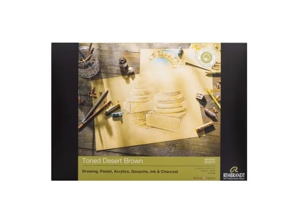 Rembrandt Toned paper Desert Brown A4 | 21 x 29.7 cm, 180 g, 50 sheets