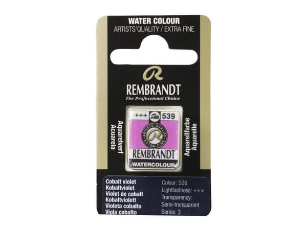 Rembrandt Watercolour Pan Cobalt Violet 539
