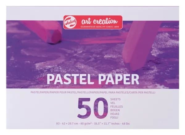 Talens Art Creation Pastel paper pad | 42 x 29.7 cm (A3), 90 g, 50 sheets