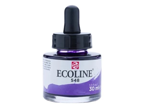 Ecoline Liquid Watercolour Bottle Blue Violet 548