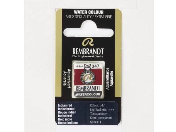Rembrandt Watercolour Pan Indian Red 347