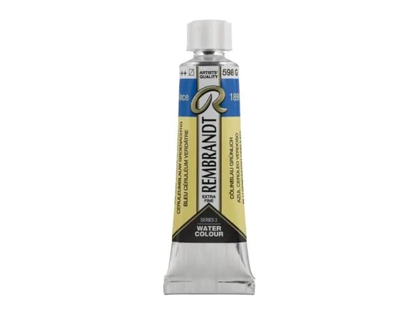 Rembrandt Watercolour Tube Cerulean Blue Greenish 598