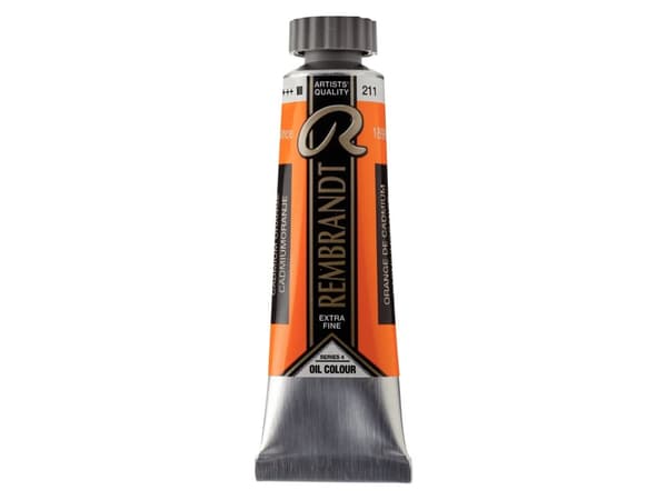 Rembrandt Oil Colour Tube Cadmium Orange 211