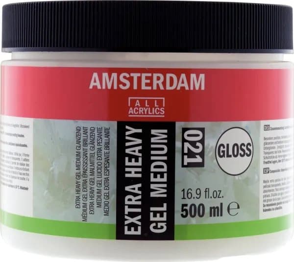 Amsterdam Extra heavy gel medium gloss 021 jar