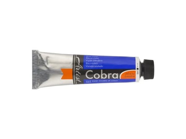 Cobra Artist Water-Mixable Oil Colour Tube Blue Violet 548
