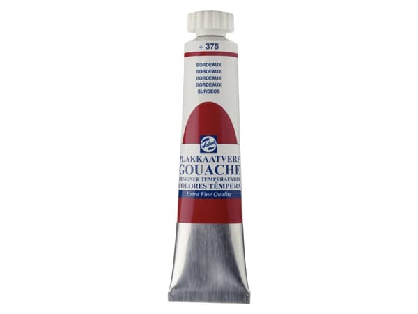 Talens Gouache Extra Fine Quality Tube Bordeaux 375