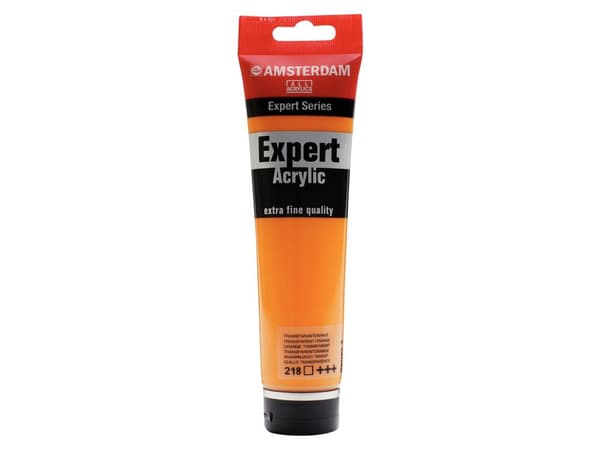 Amsterdam Expert Series Acrylic Tube Transparent Orange 218