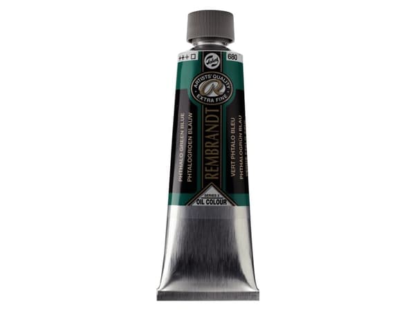Rembrandt Oil Colour Tube Phthalo Green Blue 680
