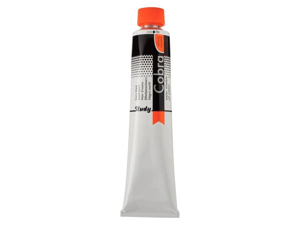 Cobra Study Water Mixable Oil Colour Tube Ivory Black 701