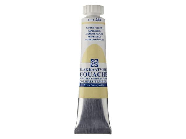 Talens Gouache Extra Fine Quality Tube Naples Yellow 255