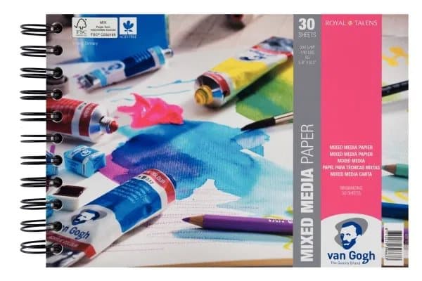 Van Gogh Mixed media paper | 21 x 14.8 cm (A5), 300 g, 30 sheets