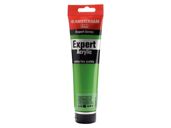 Amsterdam Expert Series Acrylic Tube Permanent Green Light 618