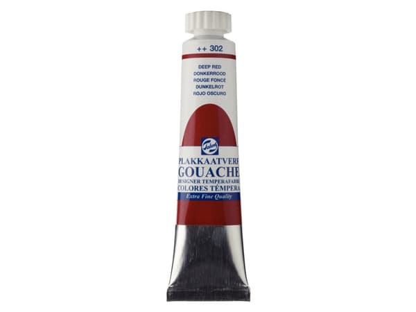 Talens 08043022, Punainen, Guassi, 20 ml, 1 kpl