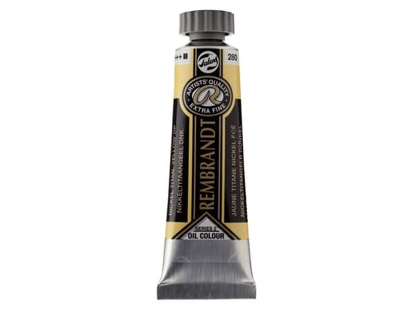Rembrandt Oil Colour Tube Nickel Titanium Yellow Deep 280
