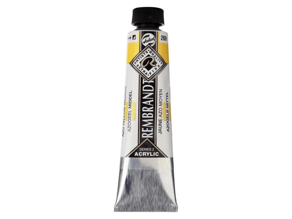 Rembrandt Acrylic Colour Tube Azo Yellow Medium 269