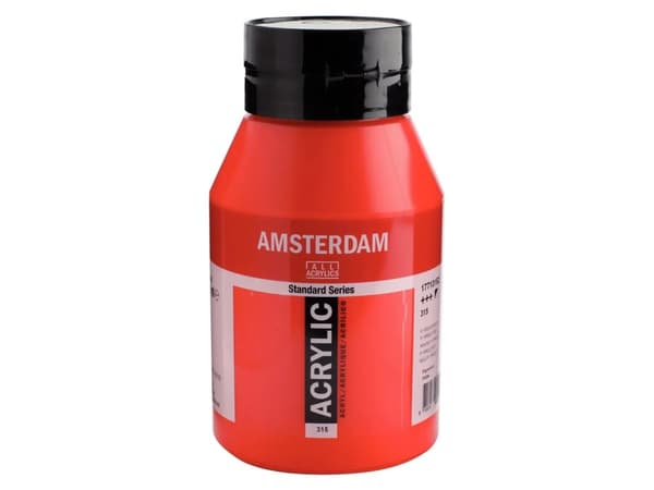 Amsterdam Standard Series Acrylic Jar Pyrrole Red 315