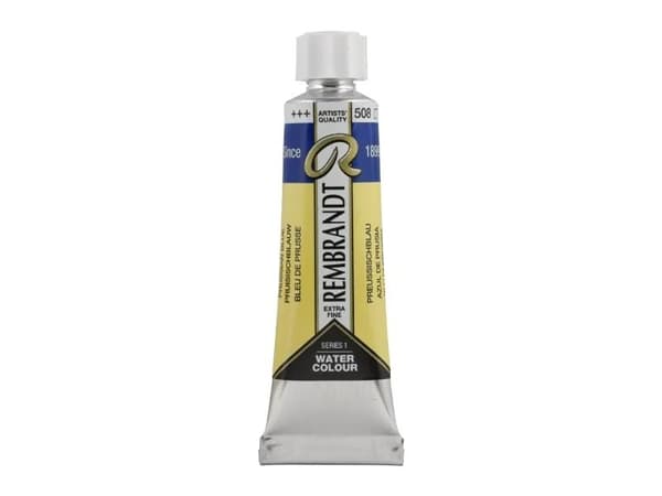 Rembrandt Watercolour Tube Prussian Blue 508