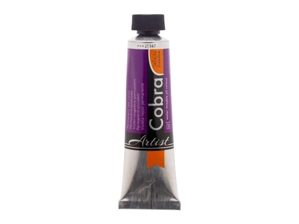 Cobra Artist Water-Mixable Oil Colour Tube Permanent Red Violet 567