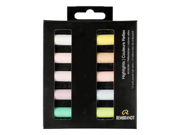 Rembrandt Soft pastel set Highlights | 10 half pastels