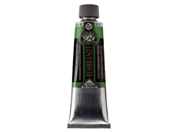 Rembrandt Oil Colour Tube Permanent Green Medium 614