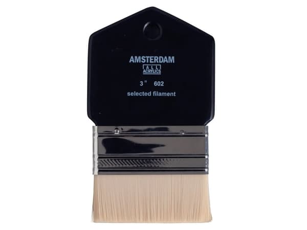 Amsterdam Paddle brush series 602 - 3 inch - synthetic hair