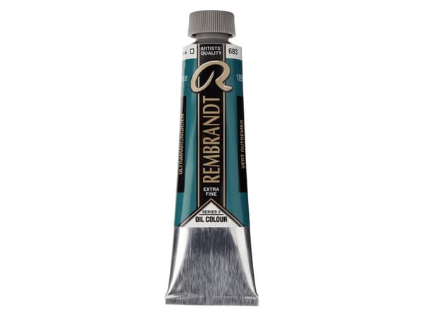 Rembrandt Oil Colour Tube Ultramarine Green 683