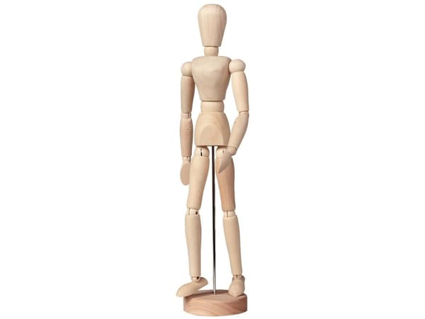 Talens Manikin Man Plain Wood Height 30 Cm