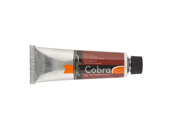 Cobra Artist Water-Mixable Oil Colour Tube Burnt Sienna 411