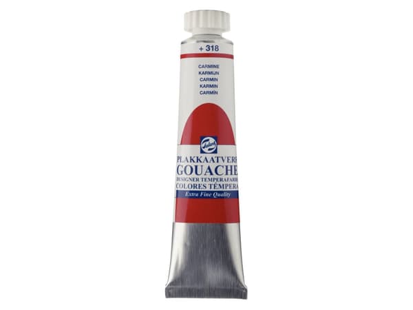 Talens Gouache Extra Fine Quality Tube Carmine 318