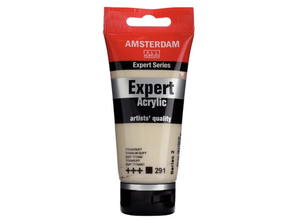 Amsterdam Expert-sarjan akryyliputki 75 ml Titanium Buff 291