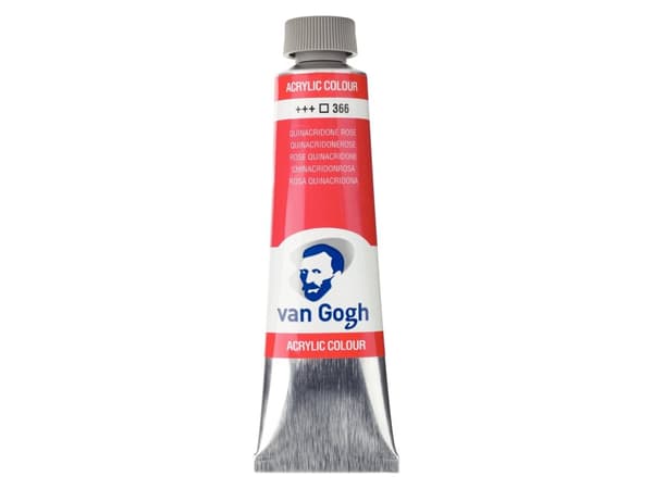 Van Gogh Acrylic Colour Tube Quinacridone Rose (Primary) 366