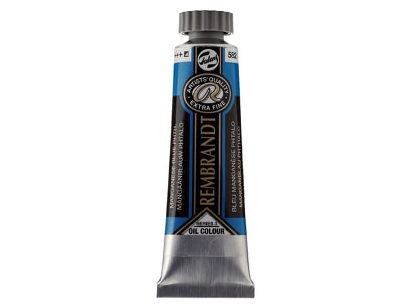 Rembrandt Oil Colour Tube Manganese Blue Phthalo 582