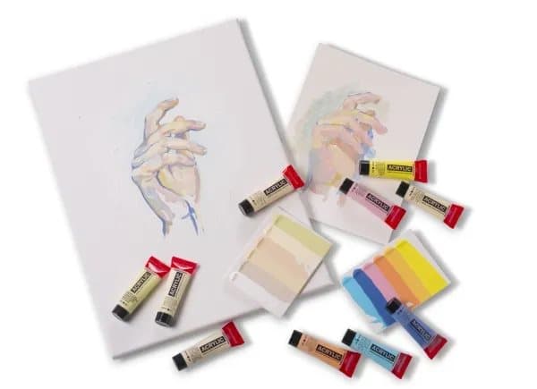 Amsterdam Standard Series acrylic paint pastel set | 12 x