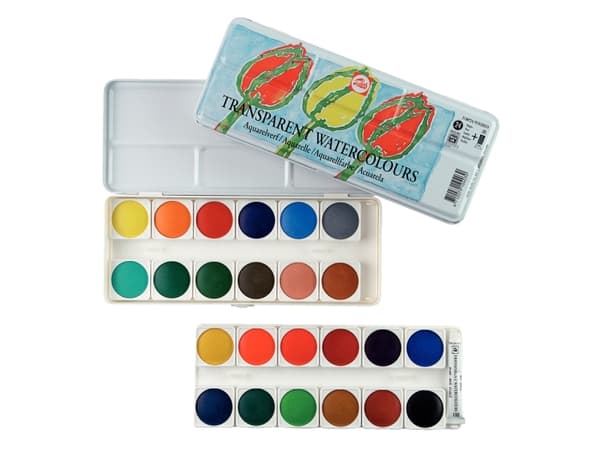 Talens Transparent watercolour set | 24 colours
