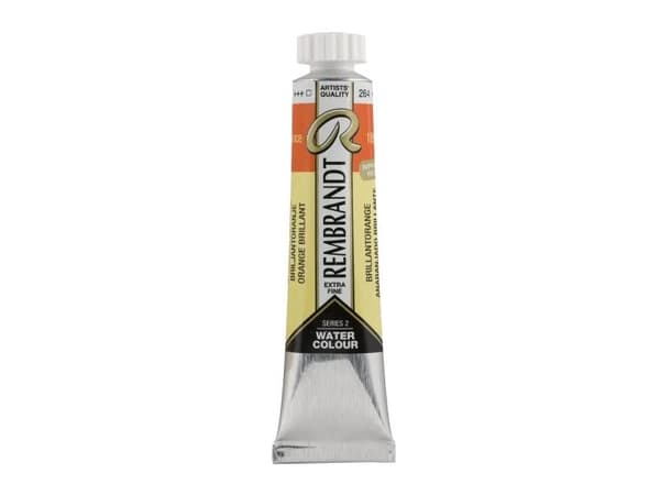 Rembrandt Watercolour Tube Brilliant Orange 264