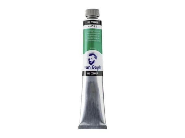 Talens Van Gogh Oil Colour Tube Permanent Green Deep 619