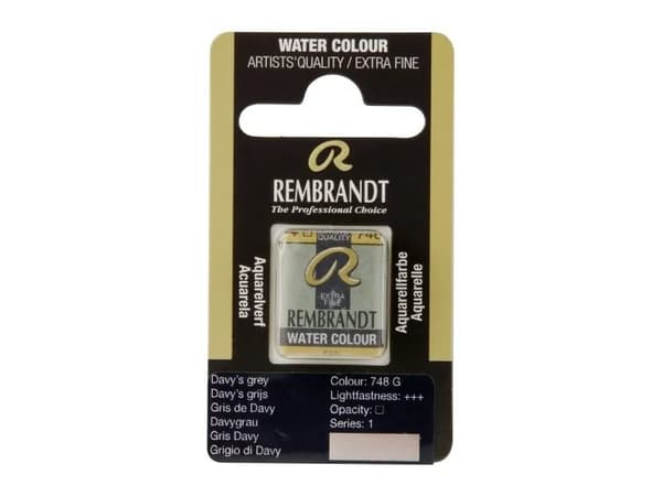 Rembrandt Watercolour Pan Davy'S Grey 748