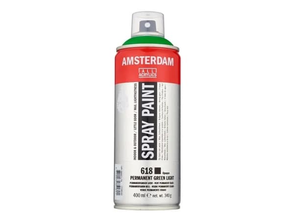 Amsterdam Spray Paint Permanent Green Light 618