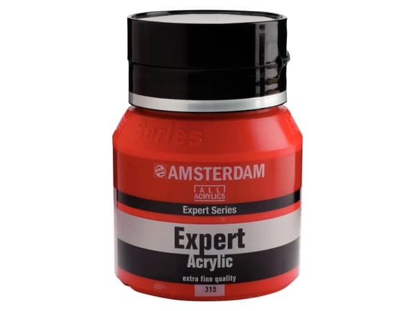 Amsterdamin Expert-sarjan akryylipurkki 400 ml Pyrrole Red 315